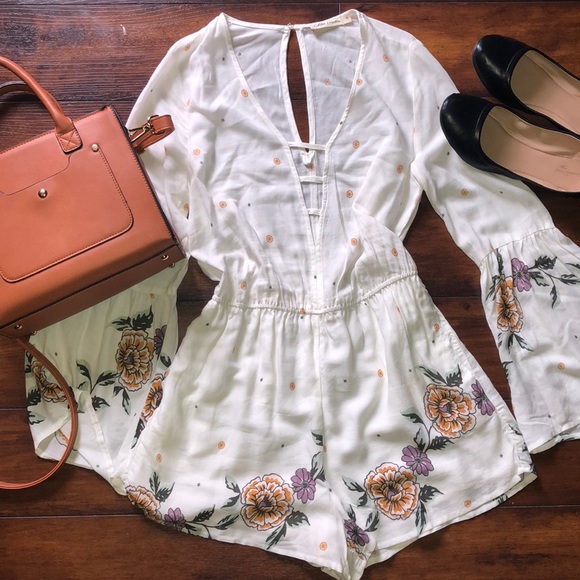 chloe and Katie Other - LONG SLEEVE ROMPER